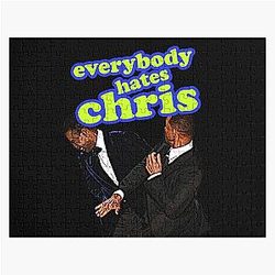 Everybody Hates Chris with Will Smith and Chris Rock Tribute Jigsaw Puzzle