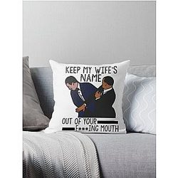 Will Smith slaps Chris Rock Throw Pillow