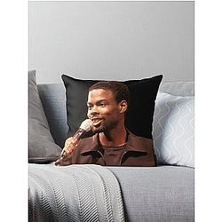 Chris Rock Photograph Throw Pillow