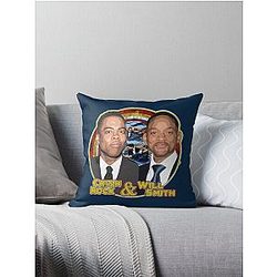 Will Smith and Chris Rock Meme Throw Pillow
