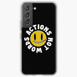 Chris Bumstead Cases - Cbum Fitness Merch Actions Not Words Samsung Galaxy Soft Case RB2801