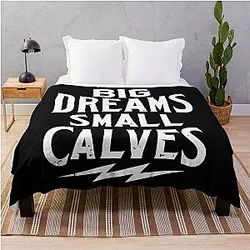 Chris Bumstead Blanket - Chris Bumstead Merch Cbum Big Dreams Small Calves Throw Blanket RB2801