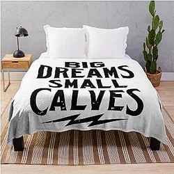 Chris Bumstead Blanket - Chris Bumstead Merch Cbum Big Dreams Small Calves Throw Blanket RB2801