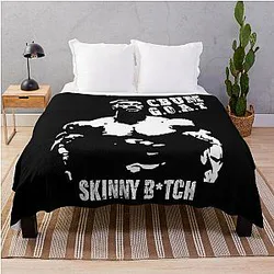 Chris Bumstead Blanket - CBUM GOAT Chris Bumstead Bodybuilding Skinny Bitch Throw Blanket RB2801