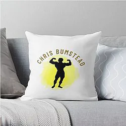 Chris Bumstead Pillows - Cbum The King Of Classic T-Shirt Throw Pillow RB2801