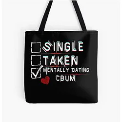 Chris Bumstead Bags - Mentally Dating CBUM All Over Print Tote Bag RB2801