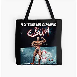 Chris Bumstead Bags - CBUM GOAT Chris Bumstead Bodybuilding  All Over Print Tote Bag RB2801