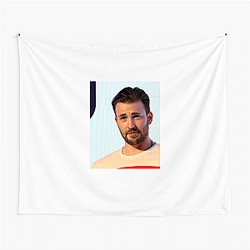 Chris Evans is a prominent figure in Hollywood Chris Evans Tapestries