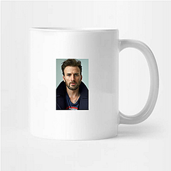 Chris Evans starred in the MCU films Chris Evans Mugs