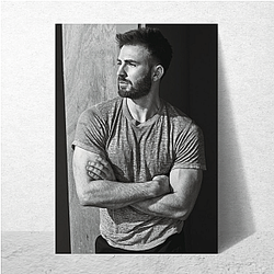 Chris Evans is known for his role as Captain America Chris Evans Posters