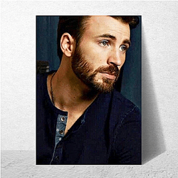 Chris Evans has a charismatic on-screen presence Chris Evans Posters