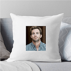 Chris Pine is known for his charismatic roles Chris Pine Pillows Cover