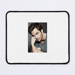 Chris Pine starred in the Star Trek films Chris Pine Mouse Pads