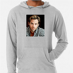 Chris Pine is known for his role as Captain Kirk Chris Pine Hoodies