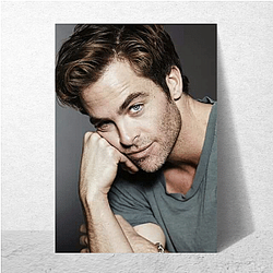 Chris Pine starred in the Star Trek films Chris Pine Posters