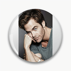 Chris Pine starred in the Star Trek films Chris Pine Pins