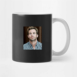 Chris Pine is known for his charismatic roles Chris Pine Mugs