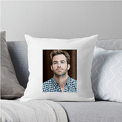 Chris Pine is known for his charismatic roles Chris Pine Pillows Cover