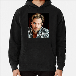 Chris Pine is known for his role as Captain Kirk Chris Pine Hoodies