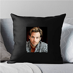Chris Pine is known for his role as Captain Kirk Chris Pine Pillows Cover