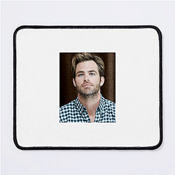 Chris Pine is known for his charismatic roles Chris Pine Mouse Pads