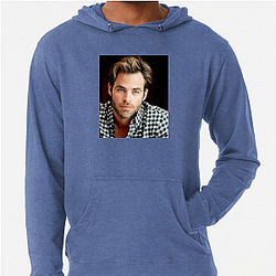 Chris Pine is known for his role as Captain Kirk Chris Pine Hoodies