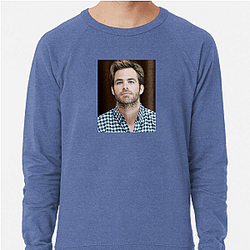 Chris Pine is known for his charismatic roles Chris Pine Sweatshirts