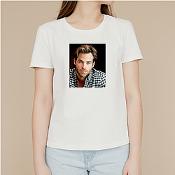 Chris Pine is known for his role as Captain Kirk Chris Pine T-Shirts