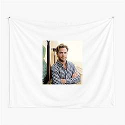 Chris Pine also starred in the film Wonder Woman Chris Pine Tapestries