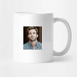 Chris Pine is known for his charismatic roles Chris Pine Mugs
