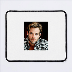 Chris Pine is known for his role as Captain Kirk Chris Pine Mouse Pads