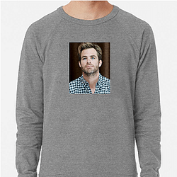 Chris Pine is known for his charismatic roles Chris Pine Sweatshirts
