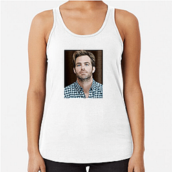 Chris Pine is known for his charismatic roles Chris Pine Tank Tops