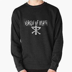 Virgin of Death (White) - Christian Death Inspired Pullover Sweatshirt