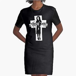 Christian Death Graphic T-Shirt Dress
