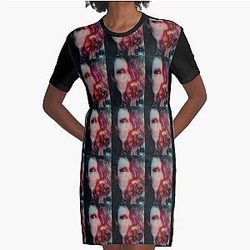 Christian Death Graphic T-Shirt Dress