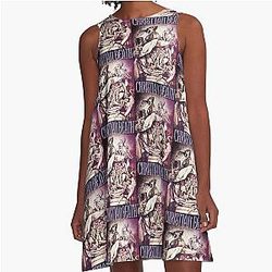 Christian Death A-Line Dress