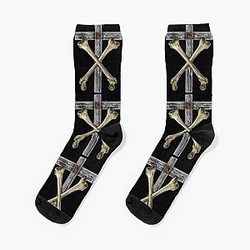 Christian Death Cross and Bones Socks