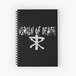 Virgin of Death (White) - Christian Death Inspired Spiral Notebook