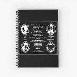 Christian Death - Only Theatre of Pain Album Credits (White) Spiral Notebook