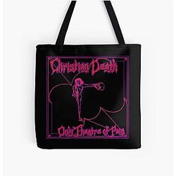 Christian Death Classic Purple All Over Print Tote Bag
