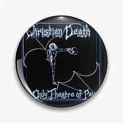 Christian Death Classic Blue Pin