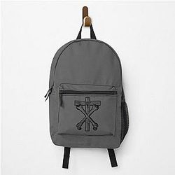 Christian Death Cross and Bones (black) Backpack