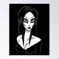 Eva O - Christian Death Poster