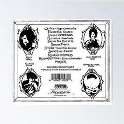Christian Death - Only Theatre of Pain Album Credits (Black) Poster