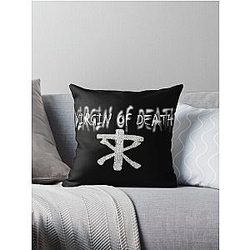 Virgin of Death (White) - Christian Death Inspired Throw Pillow