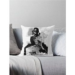 CHRISTIAN DEATH ROZZ WILLIAMS  Throw Pillow