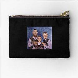 Christian McCaffrey, George Kittle, Brock Purdy Step Brothers Football San Francisco Zipper Pouch