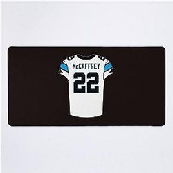 Christian McCaffrey NFL Jersey Desk Mat