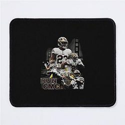 Christian McCaffrey Run Collage Mouse Pad